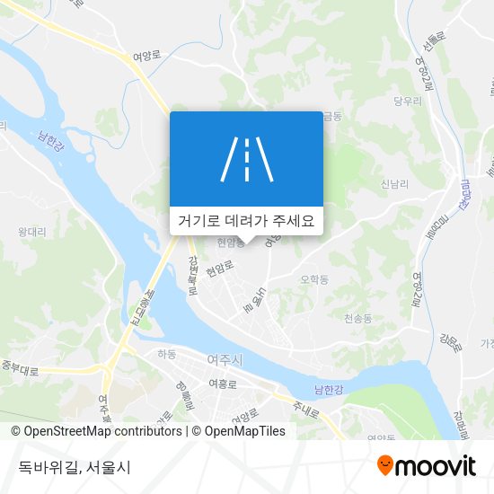 독바위길 지도