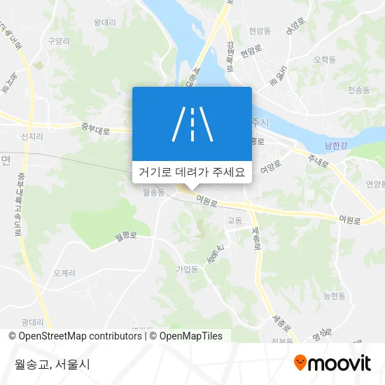 월송교 지도