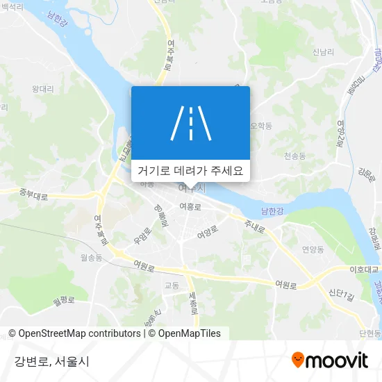 강변로 지도