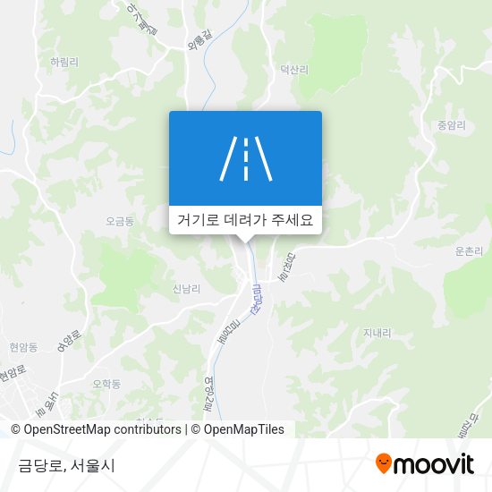 금당로 지도