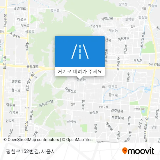 평천로152번길 지도