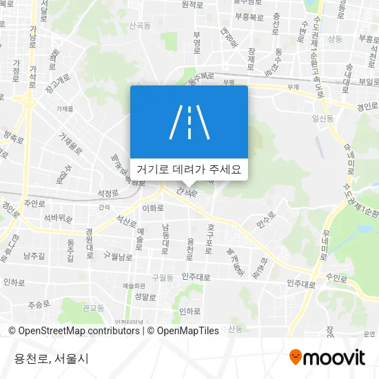 용천로 지도