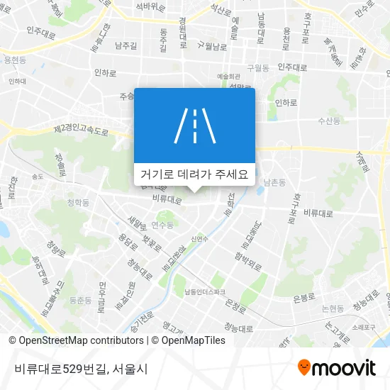비류대로529번길 지도