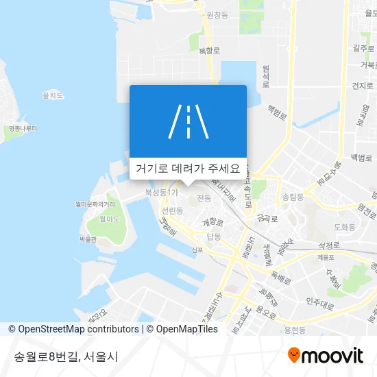 송월로8번길 지도