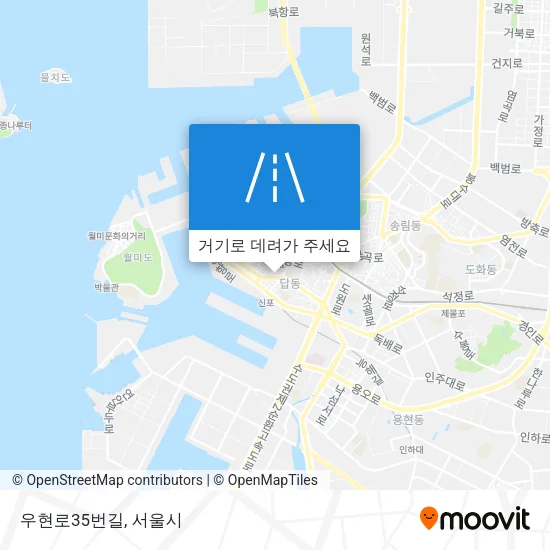 우현로35번길 지도