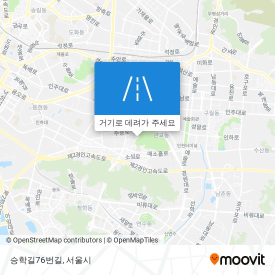 승학길76번길 지도