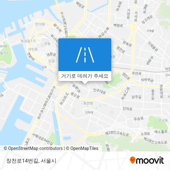 장천로14번길 지도