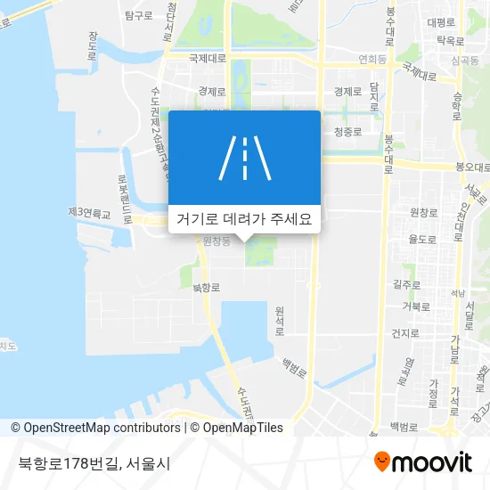 북항로178번길 지도