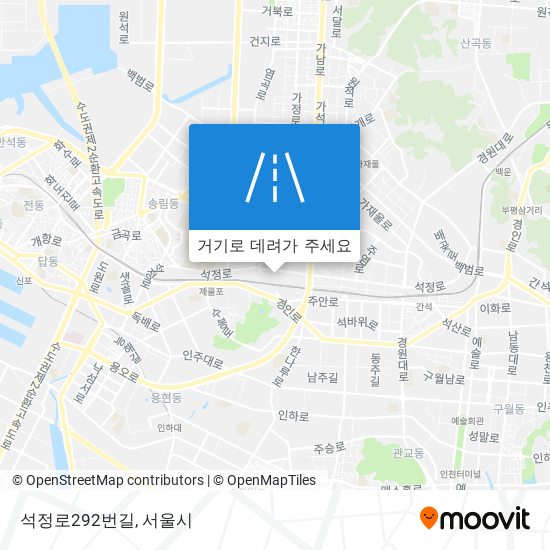 석정로292번길 지도