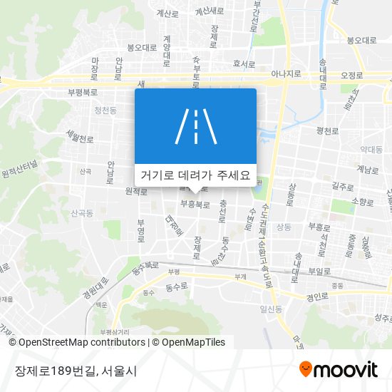 장제로189번길 지도