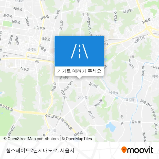 힐스테이트2단지내도로 지도