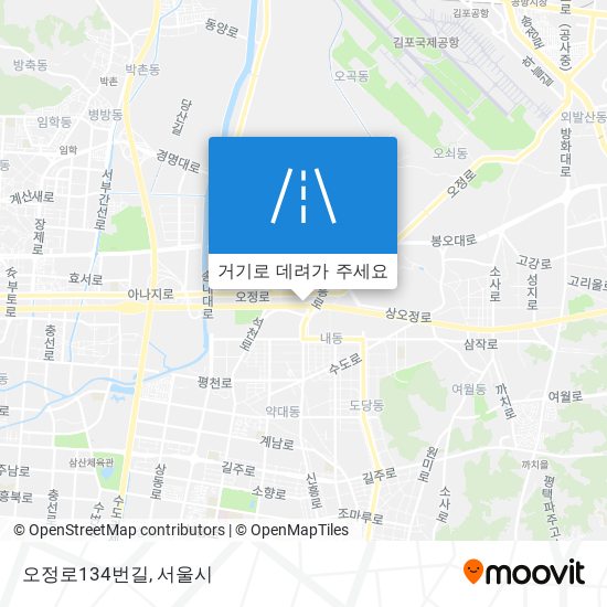 오정로134번길 지도