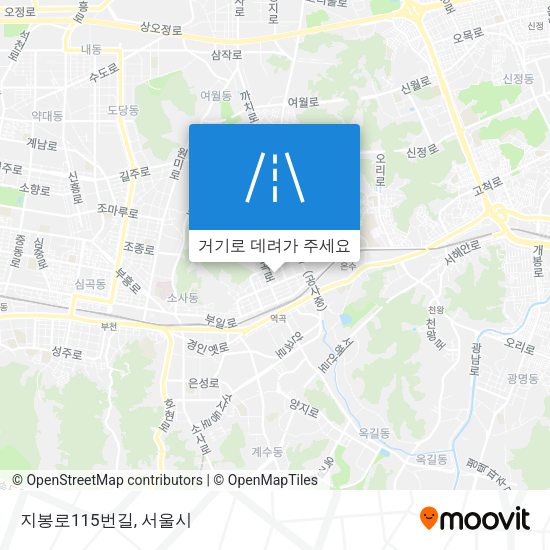 지봉로115번길 지도