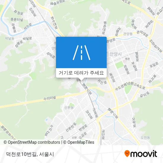덕천로10번길 지도
