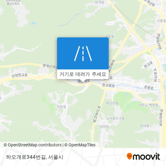 하오개로344번길 지도