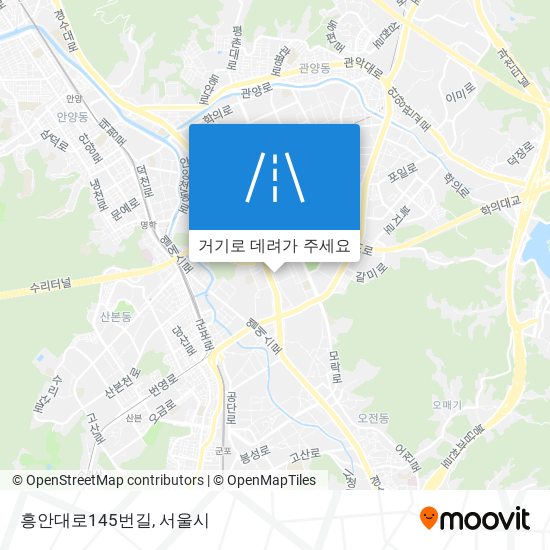 흥안대로145번길 지도