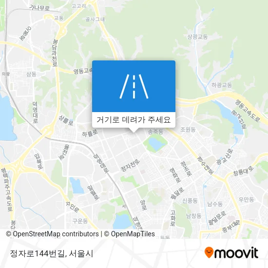 정자로144번길 지도