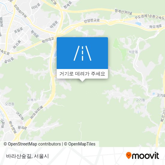 바라산숲길 지도