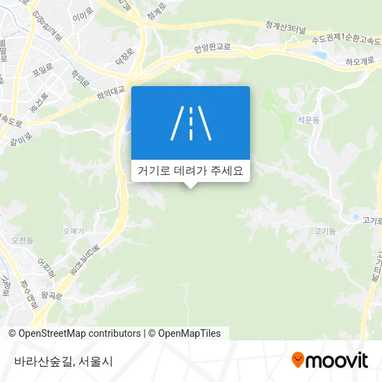 바라산숲길 지도