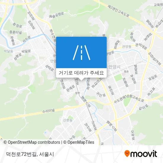 덕천로72번길 지도