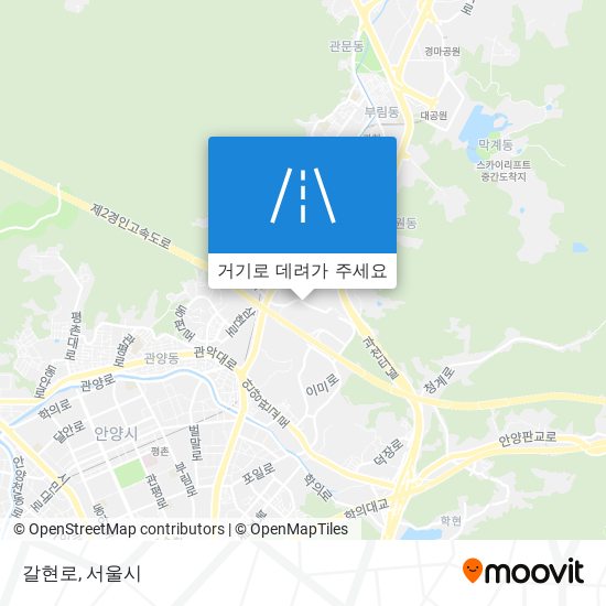 갈현로 지도