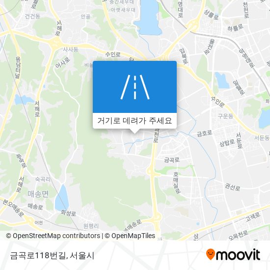 금곡로118번길 지도