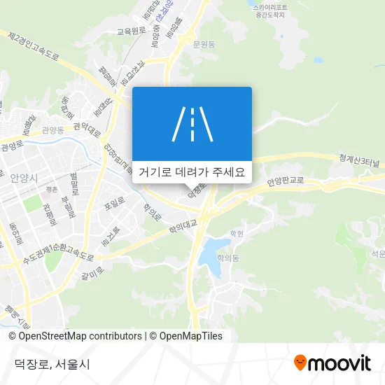 덕장로 지도