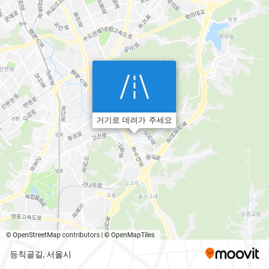 등칙골길 지도