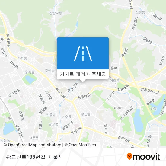 광교산로138번길 지도
