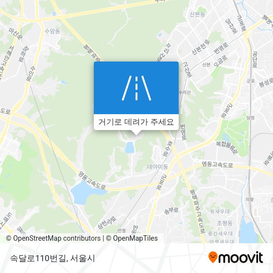 속달로110번길 지도