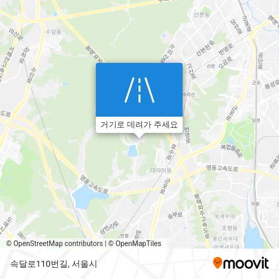 속달로110번길 지도