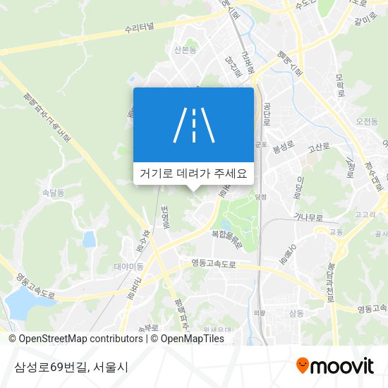 삼성로69번길 지도