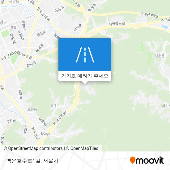 백운호수로1길 지도