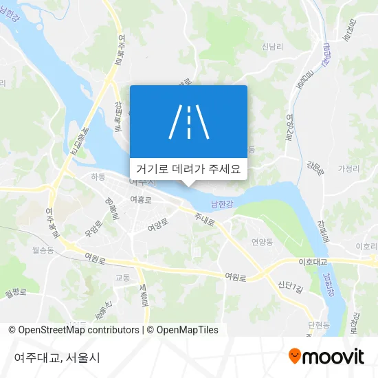 여주대교 지도