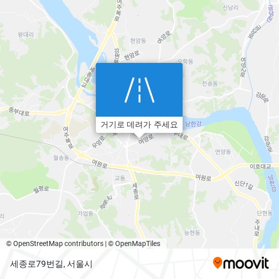 세종로79번길 지도