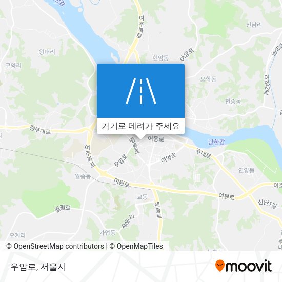 우암로 지도