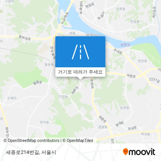 세종로214번길 지도