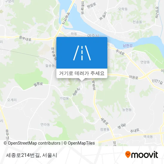세종로214번길 지도