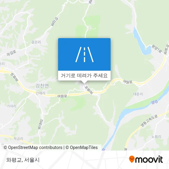 와평교 지도