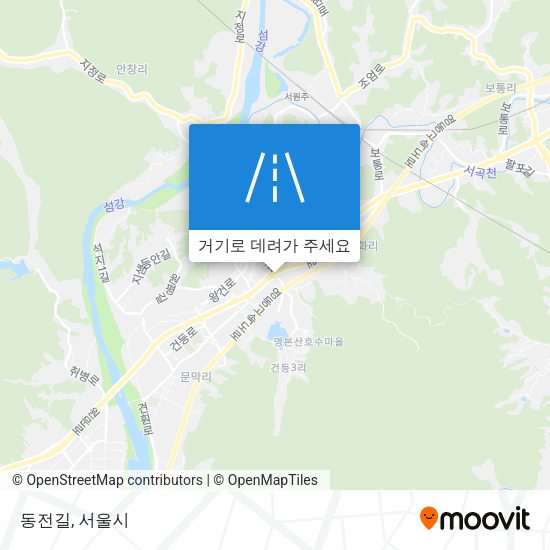 동전길 지도