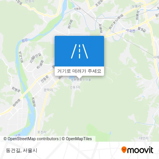 동건길 지도