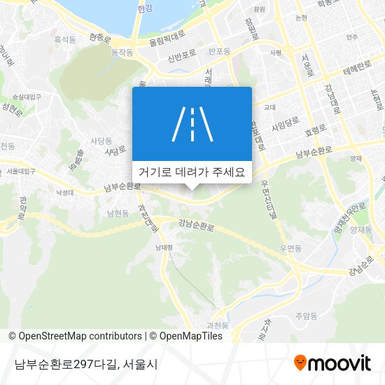 남부순환로297다길 지도