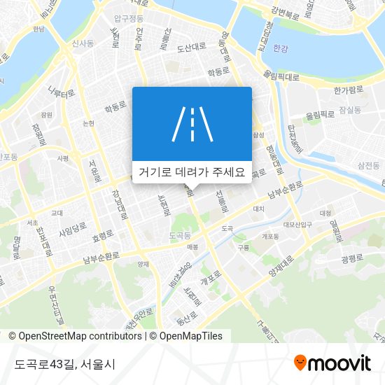 도곡로43길 지도