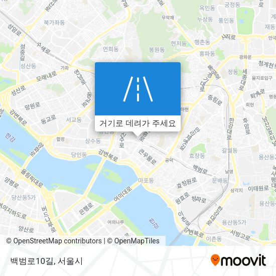 백범로10길 지도