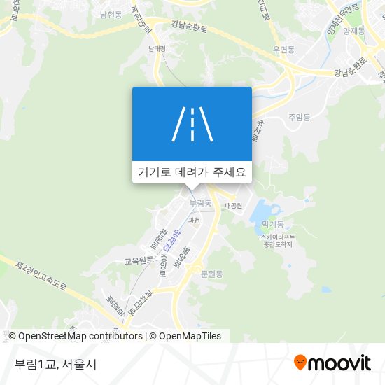 부림1교 지도