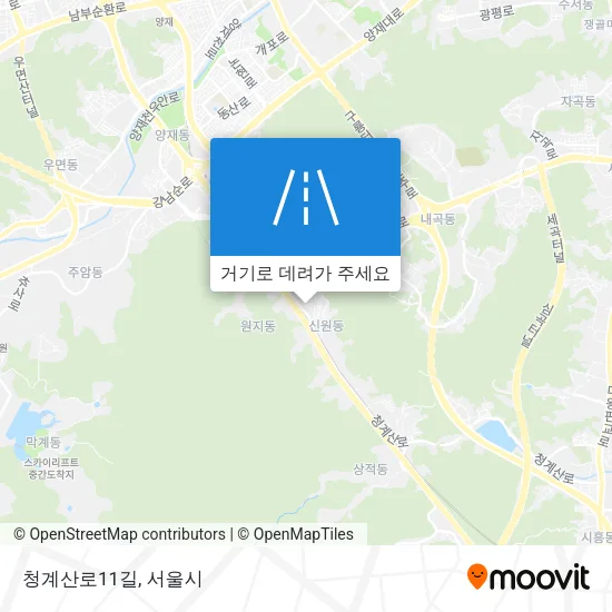 청계산로11길 지도