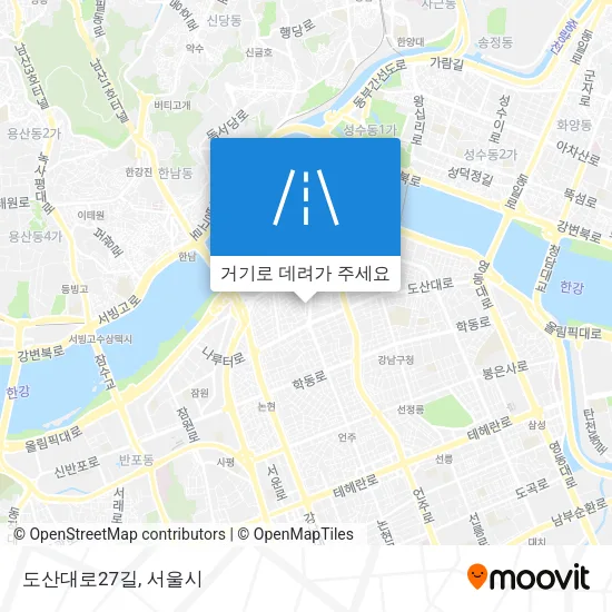 도산대로27길 지도