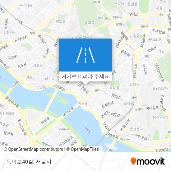 독막로40길 지도