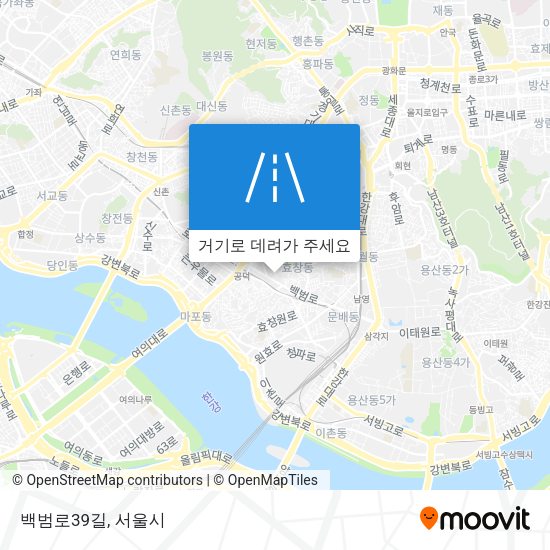 백범로39길 지도