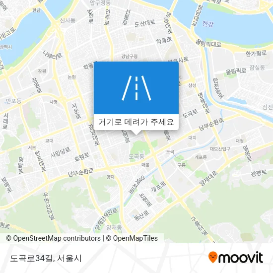 도곡로34길 지도